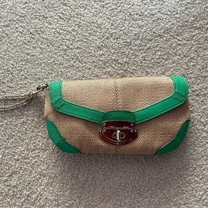 Green and Tan Bag